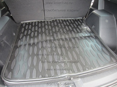 Полиуретановый коврик в багажник Dodge Journey (Додж Джорней) с бортиком