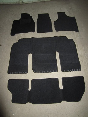 Текстильные коврики в салон Chrysler Voyager 3 (Крайслер Вояджен 3)Ковролин LUX