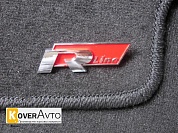 Металлический логотип R-Line (Р-Лайн) цветной