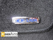Металлический логотип Lada (Лада) цветной