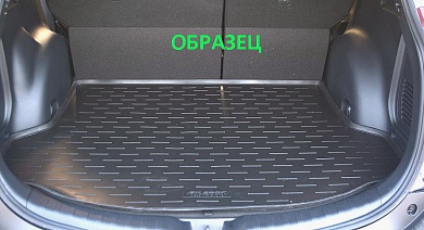 Полиуретановый коврик в багажник Audi Q5 ll (Ауди Ку5) (2017-) с бортиком