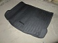 Текстильный коврик в багажник Ford Focus 3 HB (LUX резиновая основа с бортом)