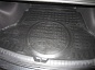 Полиуретановый коврик в багажник Hyundai Sonata 7 (Хендай Соната 7) С ВЫСТУПОМ ПОД ЗАПАСКУ с бортиком