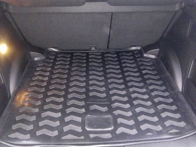 Резиновый коврик в багажник Chery Tiggo 7 (Чери Тигго 7)(2018-) с бортиком