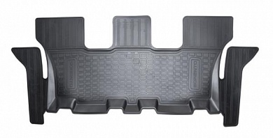 Полиуретановый коврик 3й ряд Kia Sorento Prime (Киа Соренто Прайм) (2015-2020) с бортиком
