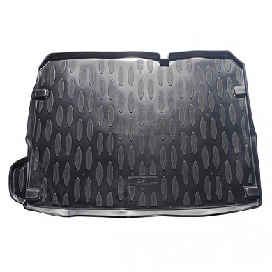 Полиуретановый коврик в багажник Citroen C4 ll (Ситроен С4 2) (2010-) с бортиком