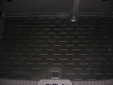 Полиуретановый коврик в багажник Ford Fiesta 6 HB (Форд Фиеста 6 хэтч) (2014-) с бортиком