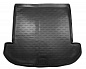 Полиуретановый коврик в багажник Kia Sorento Prime (Киа Соренто Прайм) (2015-)  (сложенный 3 ряд)с бортиком