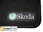 Тканный шеврон логотип Skoda (Шкода)