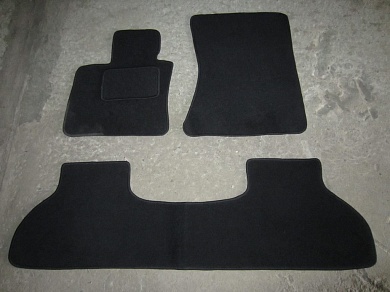 Текстильные коврики в салон Bmw X5 E70 (Бмв Х5 Е70) ковролин LUX