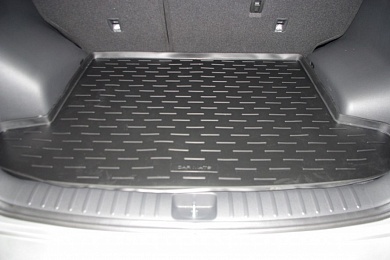 Полиуретановый коврик в багажник Hyundai Tucson 3 \Хендай Туссан 3 (2015-) с бортиком